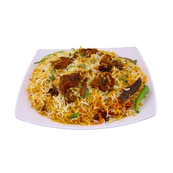 Ejaz Foods Beef Biryani Spicy Karachi beef biryani single portion 600g with aromatic basmati rice