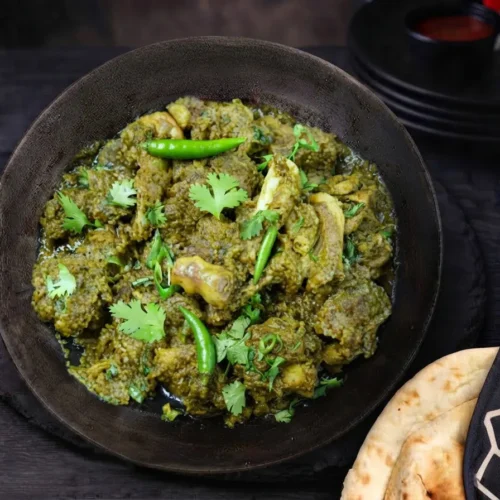 Green Karahi Mutton Green Karahi Mutton