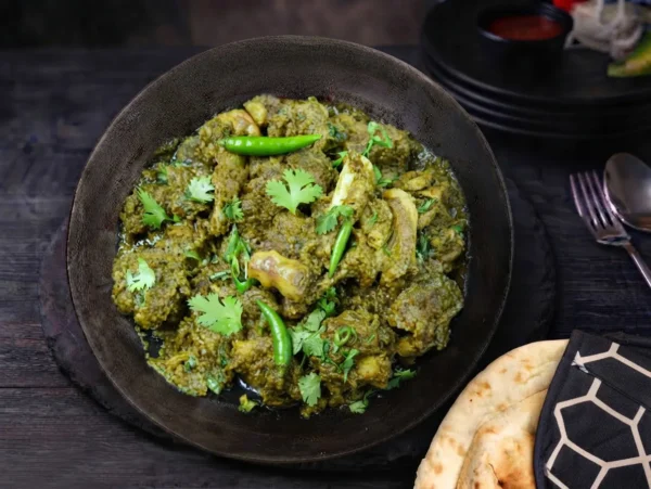 Green Karahi Mutton Green Karahi Mutton