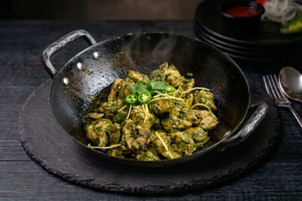 Green Karahi Chicken